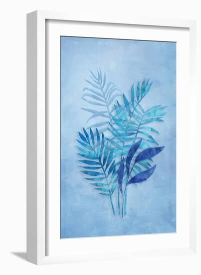 Tropical Night in Blue III-Andrea Haase-Framed Art Print