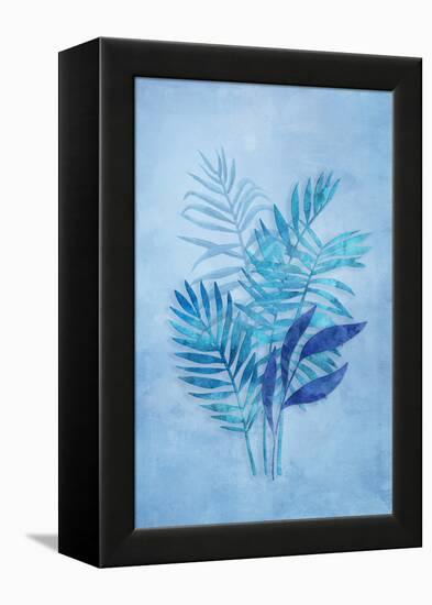 Tropical Night in Blue III-Andrea Haase-Framed Stretched Canvas