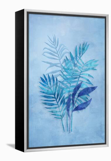 Tropical Night in Blue III-Andrea Haase-Framed Stretched Canvas