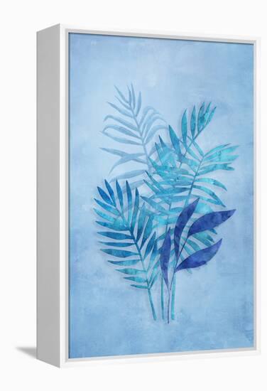 Tropical Night in Blue III-Andrea Haase-Framed Stretched Canvas
