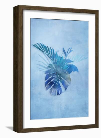 Tropical Night in Blue IV-Andrea Haase-Framed Art Print