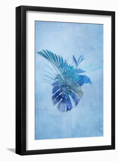 Tropical Night in Blue IV-Andrea Haase-Framed Art Print