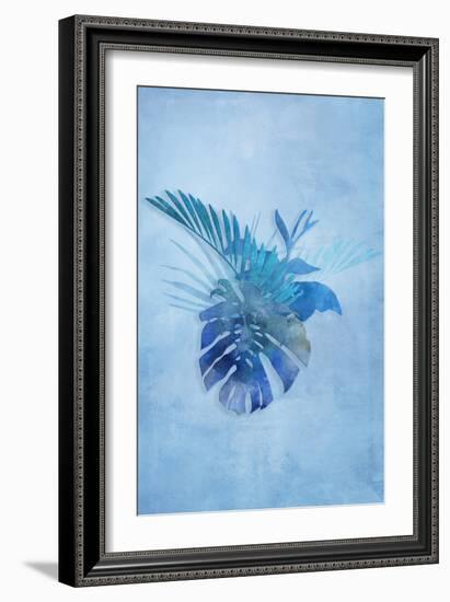 Tropical Night in Blue IV-Andrea Haase-Framed Art Print