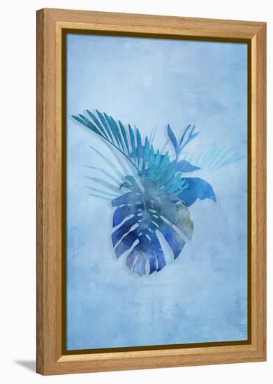 Tropical Night in Blue IV-Andrea Haase-Framed Stretched Canvas