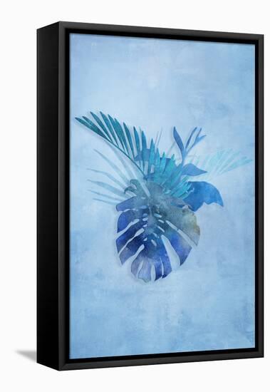 Tropical Night in Blue IV-Andrea Haase-Framed Stretched Canvas