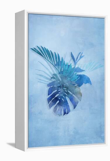 Tropical Night in Blue IV-Andrea Haase-Framed Stretched Canvas