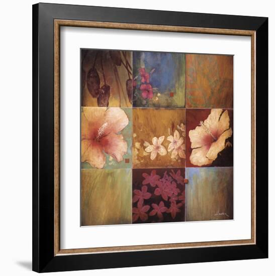 Tropical Nine Patch II-Don Li-Leger-Framed Giclee Print