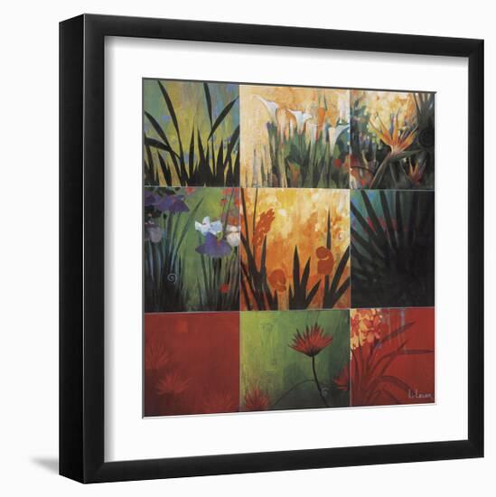 Tropical Nine Patch-Don Li-Leger-Framed Giclee Print
