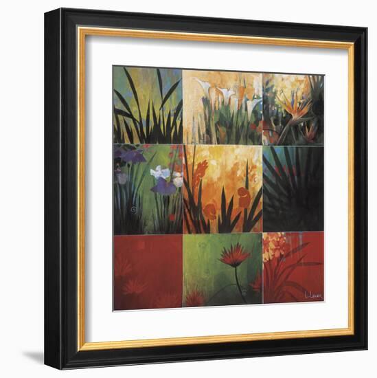 Tropical Nine Patch-Don Li-Leger-Framed Giclee Print