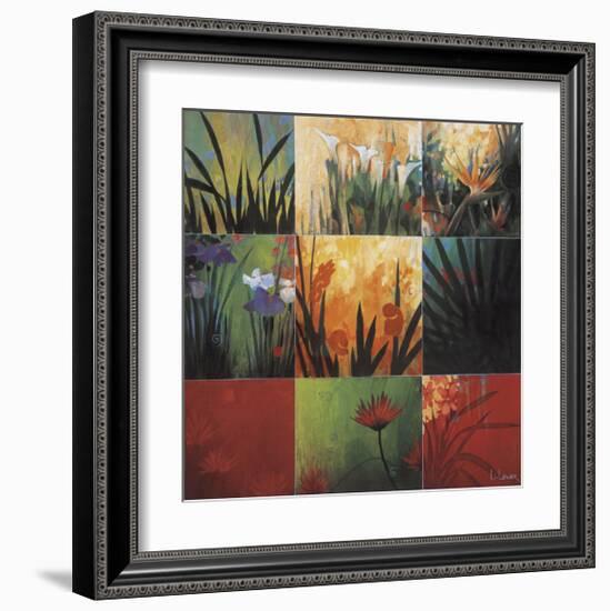 Tropical Nine Patch-Don Li-Leger-Framed Giclee Print