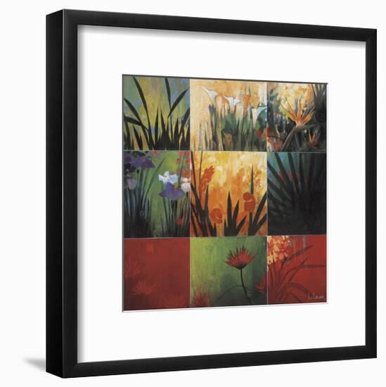 Tropical Nine Patch-Don Li-Leger-Framed Giclee Print