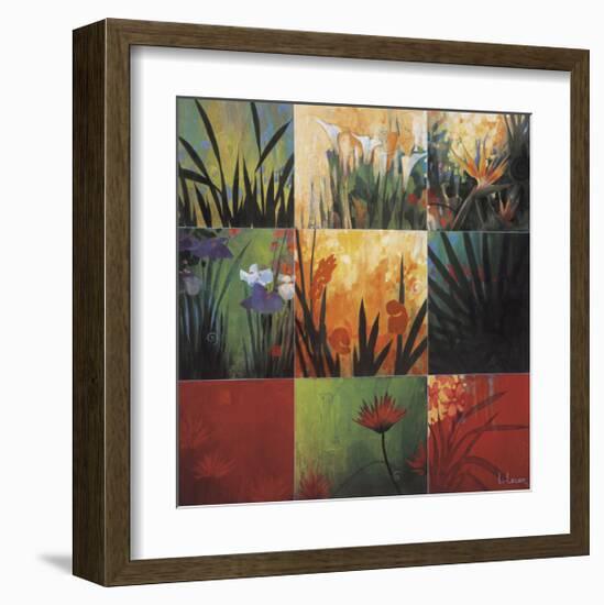 Tropical Nine Patch-Don Li-Leger-Framed Giclee Print