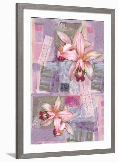 Tropical Orchids-Maria Trad-Framed Giclee Print