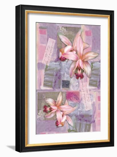 Tropical Orchids-Maria Trad-Framed Giclee Print