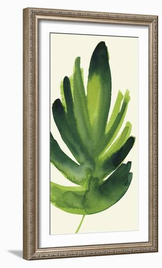 Tropical Palm Leaf I-Kim Johnson-Framed Art Print