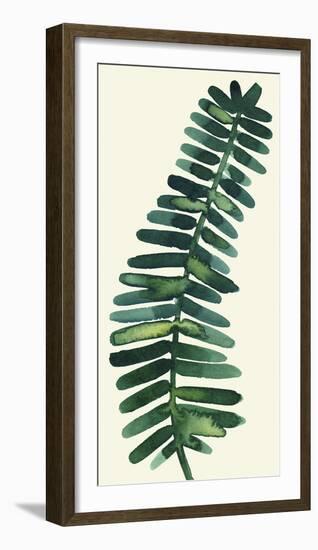 Tropical Palm Leaf II-Kim Johnson-Framed Giclee Print