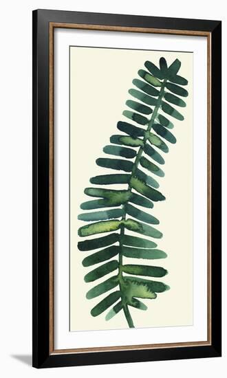 Tropical Palm Leaf II-Kim Johnson-Framed Giclee Print
