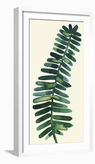 Tropical Palm Leaf II-Kim Johnson-Framed Giclee Print