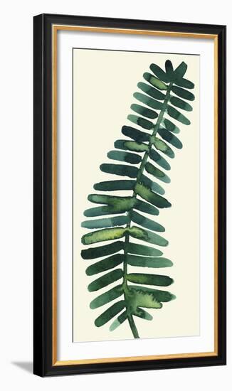 Tropical Palm Leaf II-Kim Johnson-Framed Giclee Print