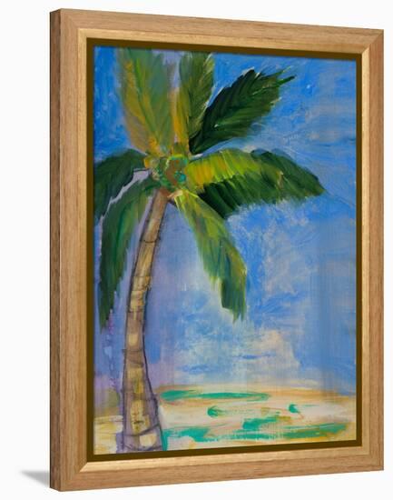 Tropical Palms II-Robin Maria-Framed Stretched Canvas