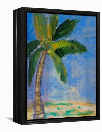 Tropical Palms II-Robin Maria-Framed Stretched Canvas