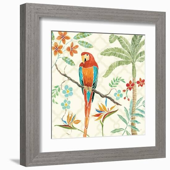 Tropical Paradise II-Daphne Brissonnet-Framed Art Print