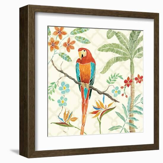 Tropical Paradise II-Daphne Brissonnet-Framed Art Print