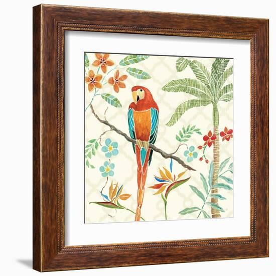 Tropical Paradise II-Daphne Brissonnet-Framed Art Print