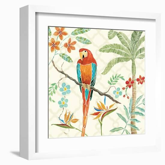 Tropical Paradise II-Daphne Brissonnet-Framed Art Print