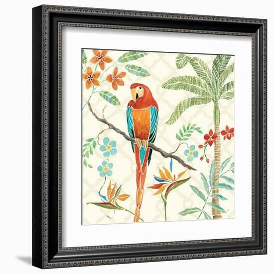 Tropical Paradise II-Daphne Brissonnet-Framed Art Print