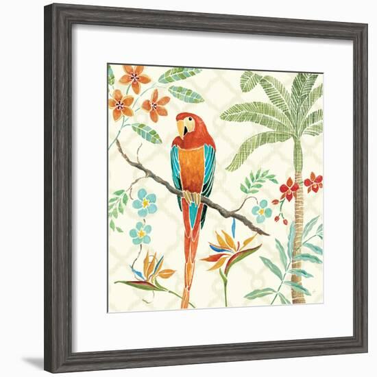 Tropical Paradise II-Daphne Brissonnet-Framed Art Print