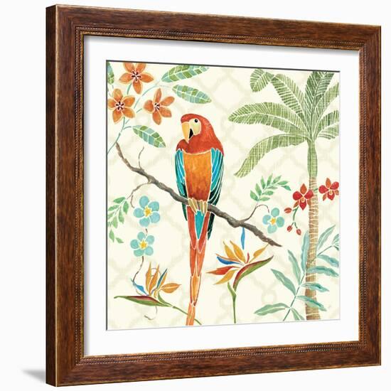 Tropical Paradise II-Daphne Brissonnet-Framed Art Print