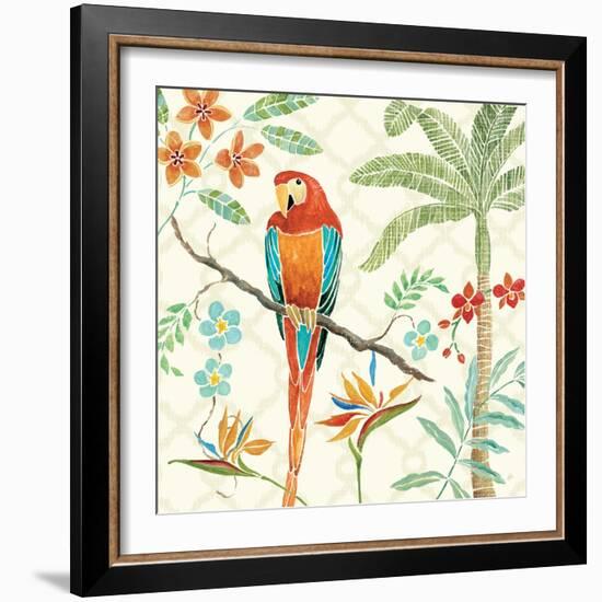 Tropical Paradise II-Daphne Brissonnet-Framed Art Print