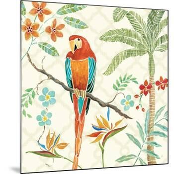 Tropical Paradise II-Daphne Brissonnet-Mounted Art Print