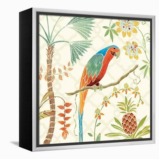 Tropical Paradise III-Daphne Brissonnet-Framed Stretched Canvas
