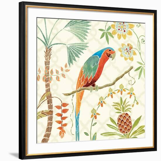 Tropical Paradise III-Daphne Brissonnet-Framed Art Print