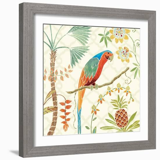 Tropical Paradise III-Daphne Brissonnet-Framed Art Print