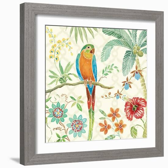 Tropical Paradise IV-Daphne Brissonnet-Framed Art Print