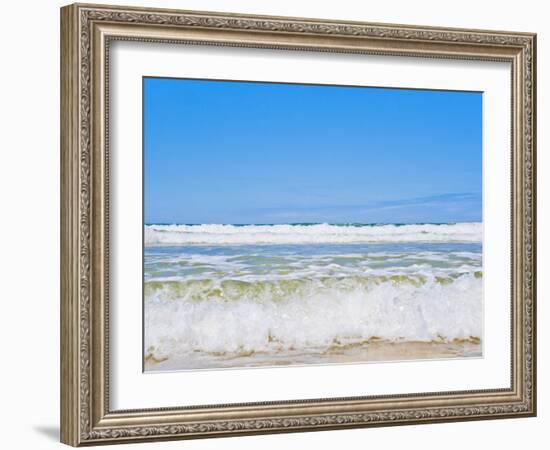 Tropical Paradise of Seventy Five Mile Beach, Fraser Island, UNESCO World Heritage Site, Australia-Matthew Williams-Ellis-Framed Photographic Print