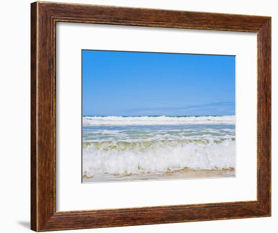 Tropical Paradise of Seventy Five Mile Beach, Fraser Island, UNESCO World Heritage Site, Australia-Matthew Williams-Ellis-Framed Photographic Print