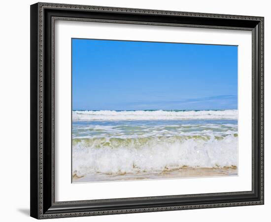 Tropical Paradise of Seventy Five Mile Beach, Fraser Island, UNESCO World Heritage Site, Australia-Matthew Williams-Ellis-Framed Photographic Print