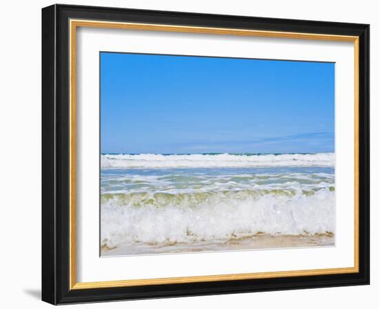 Tropical Paradise of Seventy Five Mile Beach, Fraser Island, UNESCO World Heritage Site, Australia-Matthew Williams-Ellis-Framed Photographic Print