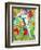 Tropical Paradise Parrot 2-Mary Escobedo-Framed Art Print