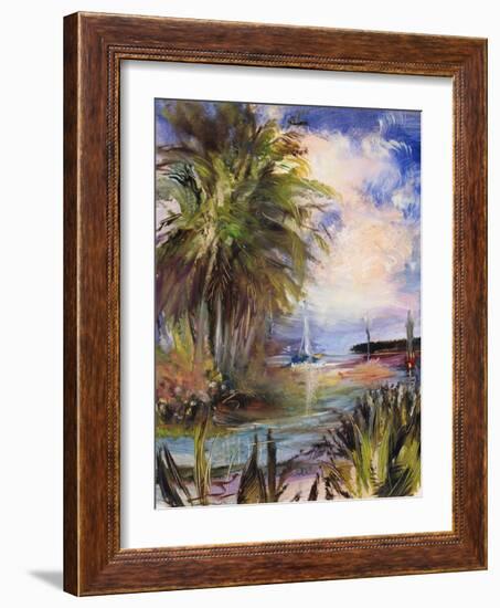 Tropical Paradise-Mary Dulon-Framed Giclee Print