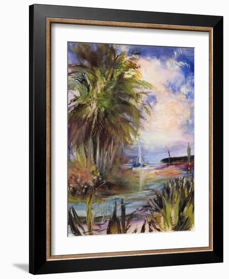 Tropical Paradise-Mary Dulon-Framed Giclee Print