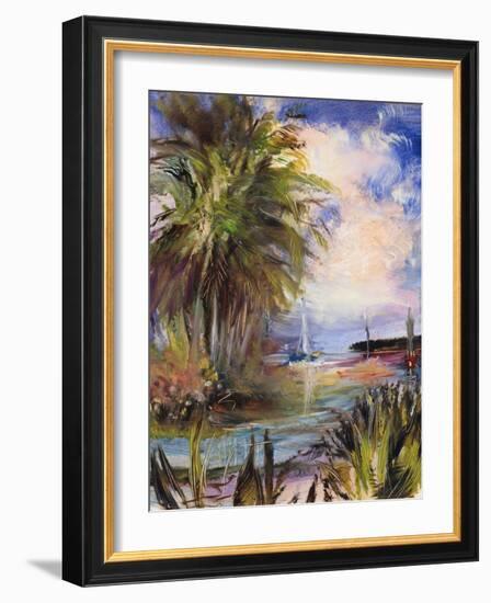 Tropical Paradise-Mary Dulon-Framed Giclee Print