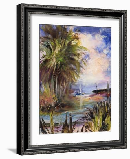 Tropical Paradise-Mary Dulon-Framed Premium Giclee Print