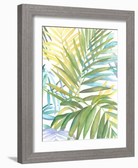 Tropical Pattern I-Megan Meagher-Framed Art Print