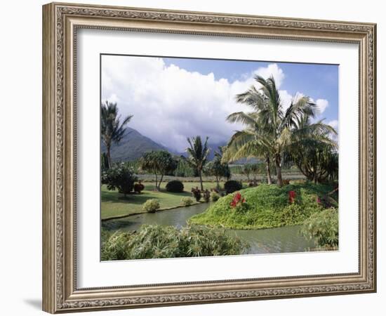 Tropical Plantation Garden, Maui, Hawaii, Hawaiian Islands, USA-Ken Gillham-Framed Photographic Print