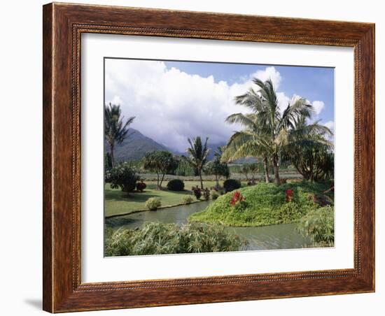 Tropical Plantation Garden, Maui, Hawaii, Hawaiian Islands, USA-Ken Gillham-Framed Photographic Print